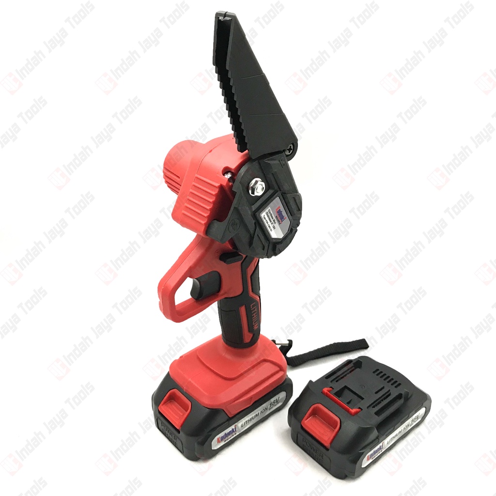 KODENKI CMC101 Cordless Chainsaw 4&quot; Mesin Gergaji Potong Kayu Baterai