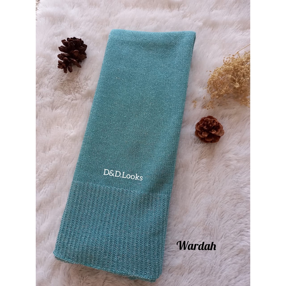 PASHMINA RAJUT GLITTER / TILE PESTA / PASHMINA RAJUT / PASHMINA / HIJAB RIAS PENGANTIN-WARDAH
