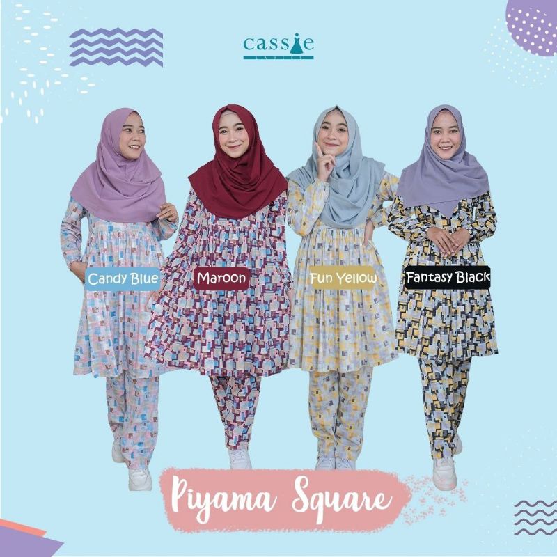 Piyama Square by Cassie Labels