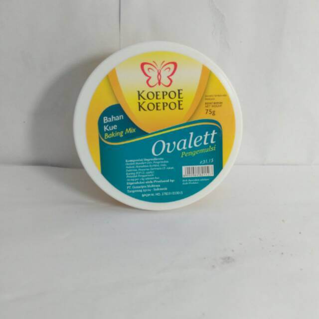 

Ovalet (Cake Emulsifier) 30gr Koepoe