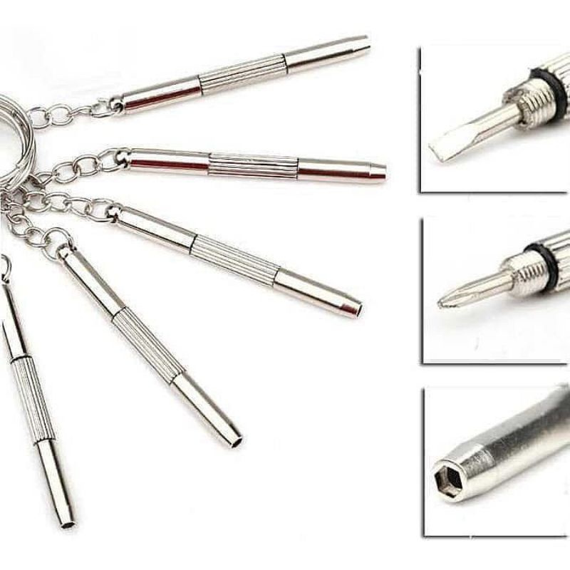 Gantungan Kunci Obeng Mini Screwdriver