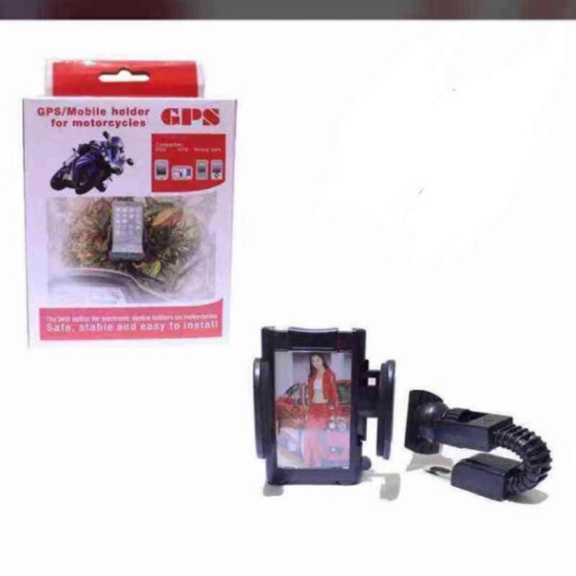 HOLDER MOTOR UNIVERSAL DUDUKAN HP GPS PADA SPION MOTOR