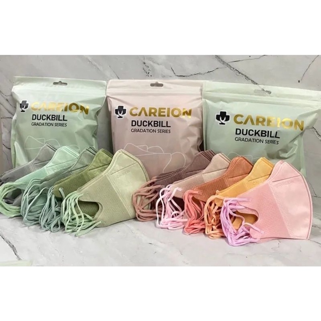 MASKER DUCKBILL CAREION GRADATION  SERIES SOFT COLOUR / MASKER DUCKBILL CAREION 3PLY GRADATION MIX 5 WARNA