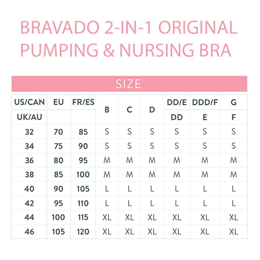 Bravado Designs 2-in-1 Original Pumping &amp; Nursing Bra - Black