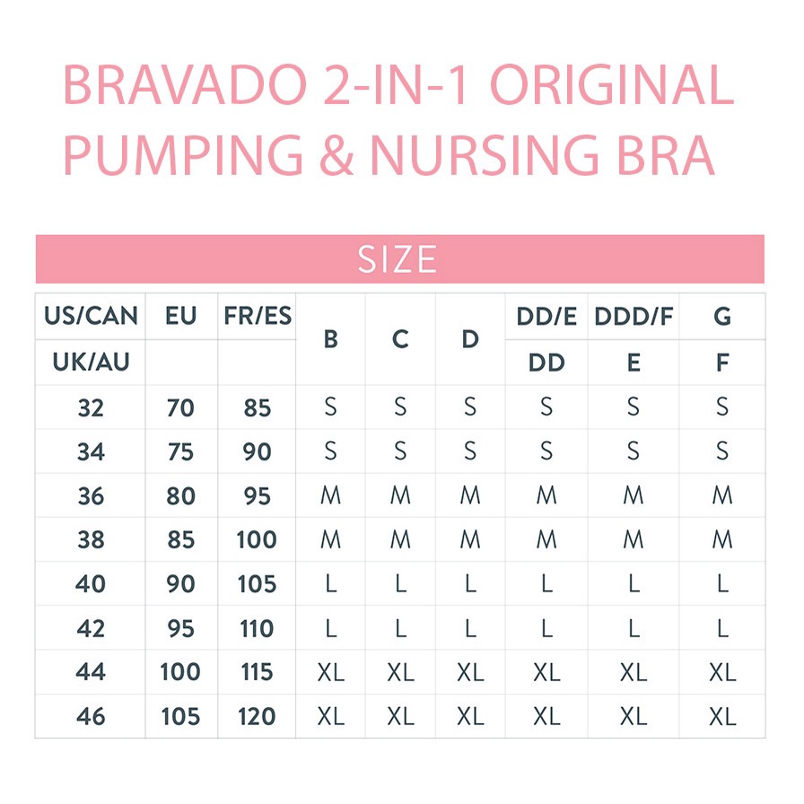 Bravado Designs 2-in-1 Original Pumping &amp; Nursing Bra - Dove Heather