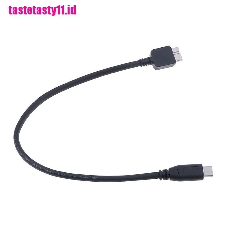 【TTID】USB c to micro usb cable type c to micro b cable for hdd hard disk 30cm
