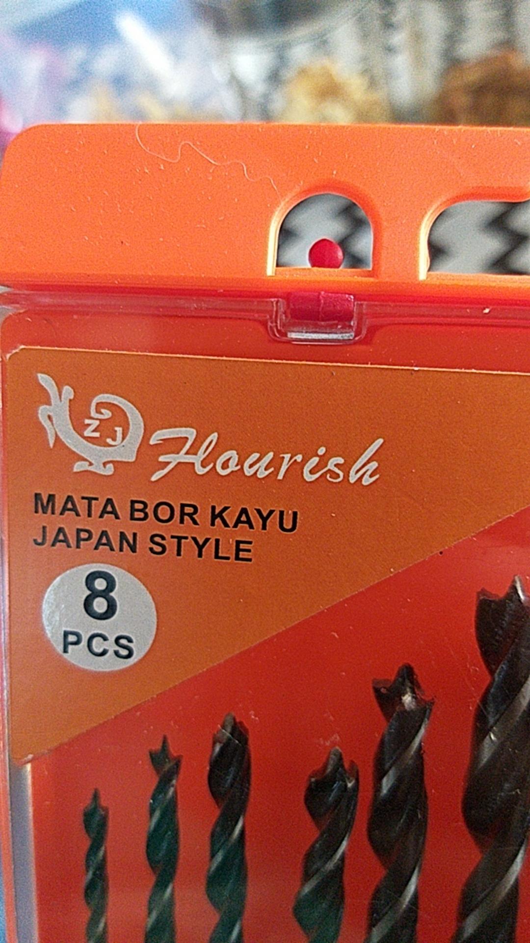 Mata Bor Kayu Set 8 Pcs / Wood Drill Bits 3-10mm