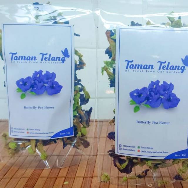 

Pea flower / bunga telang kering / butterfly pea flower / teh herbal bunga telang / blue pea organik