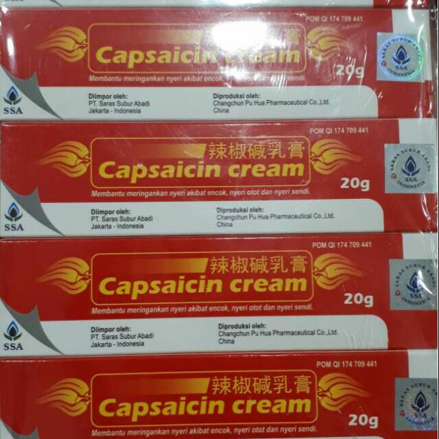 Capsaicin Cream 20 Gram