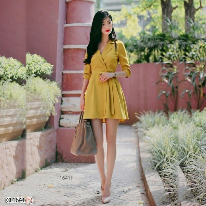 LC55 mini dress gaun pesta mini dress sabrina duyung mermaid scuba vaganza