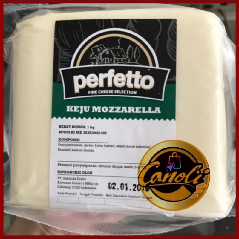 PERFETTO MOZARELLA 1 KG I KEJU MOZARELLA 1 KG I HALAL