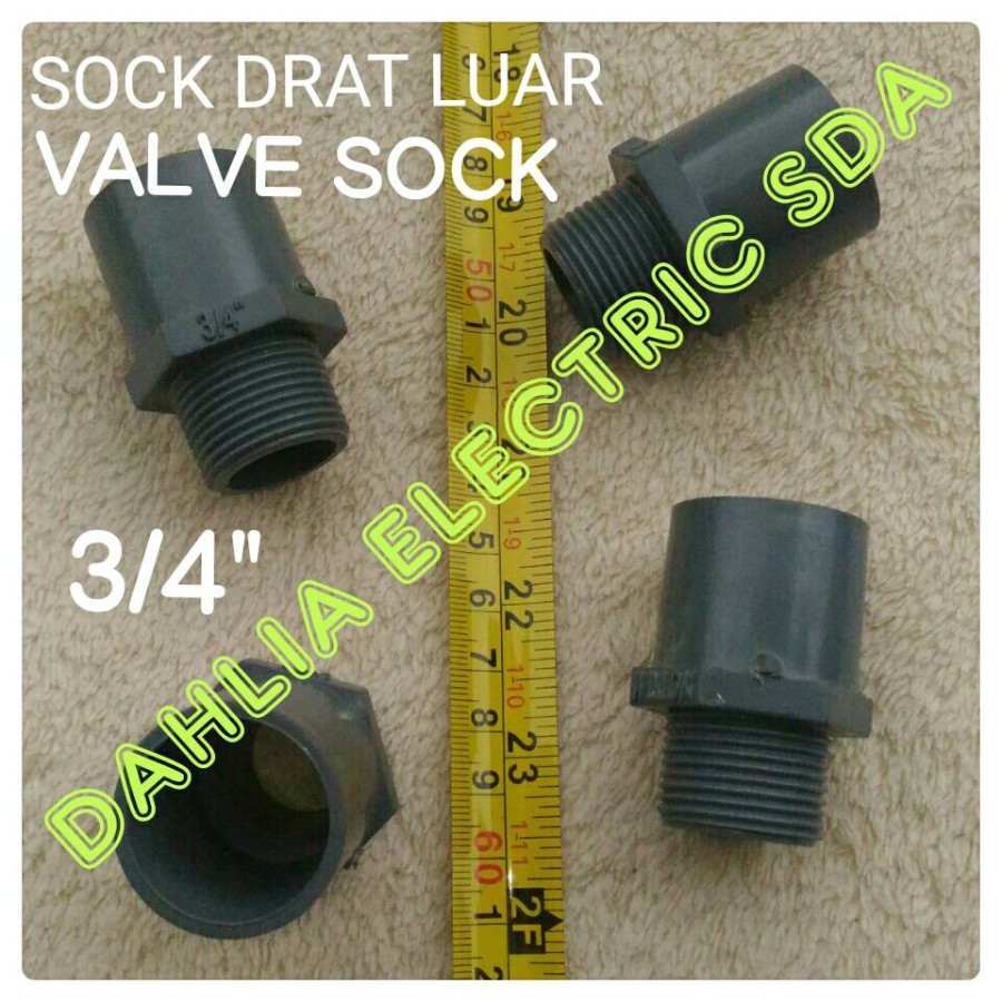 Jual SOCK DRAT LUAR PVC 3/4 INCH | Shopee Indonesia