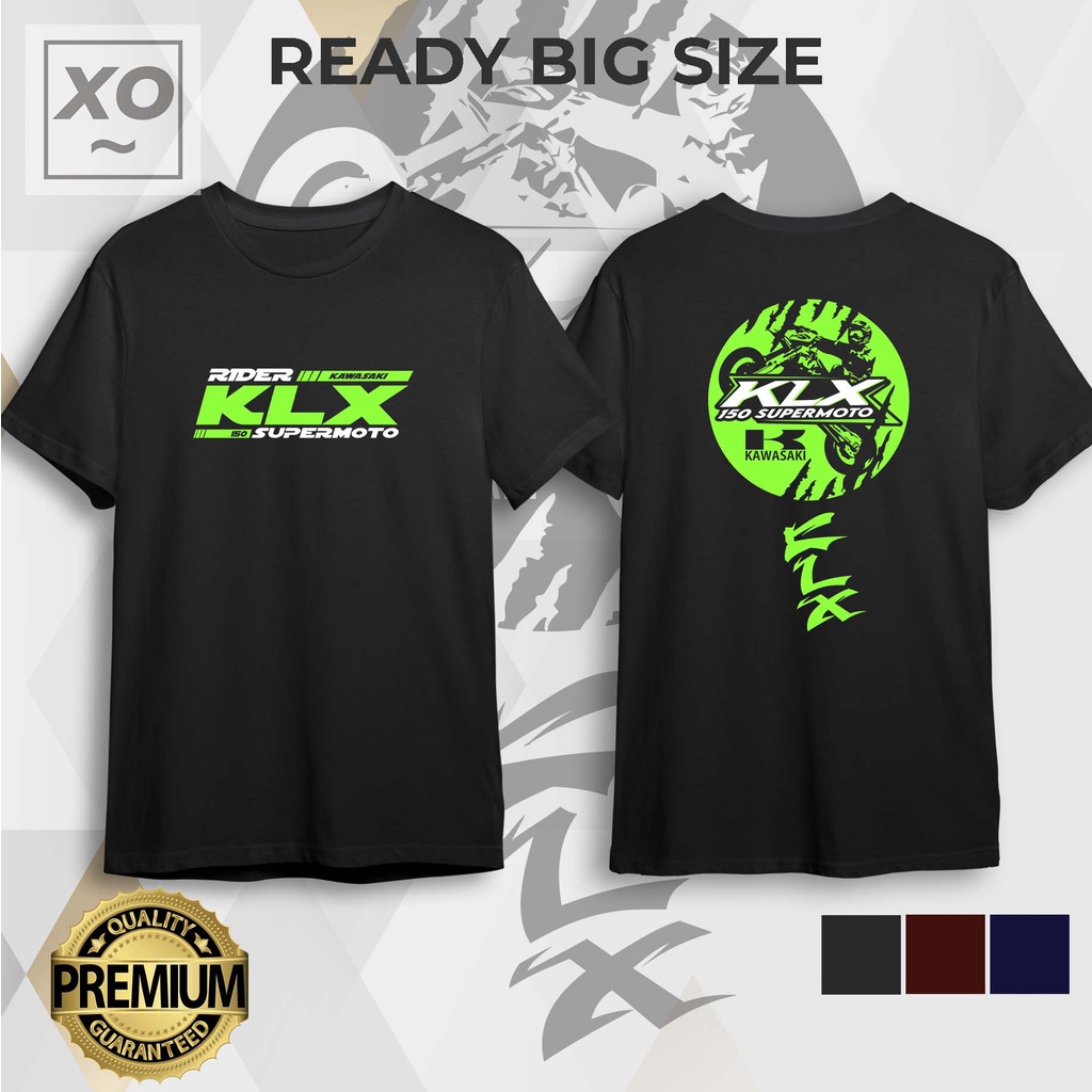 KAOS BAJU T SHIRT t SUPERMOTO KLX  DIVISION baju KLX SUPERMOTO terbaruu