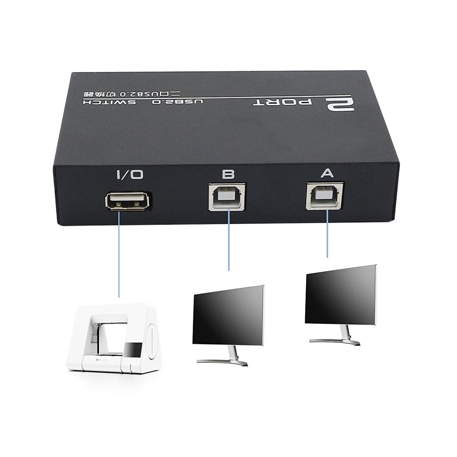 Manual USB data switch printer 2 port / USB data printer 2 port manual - usb manual printer