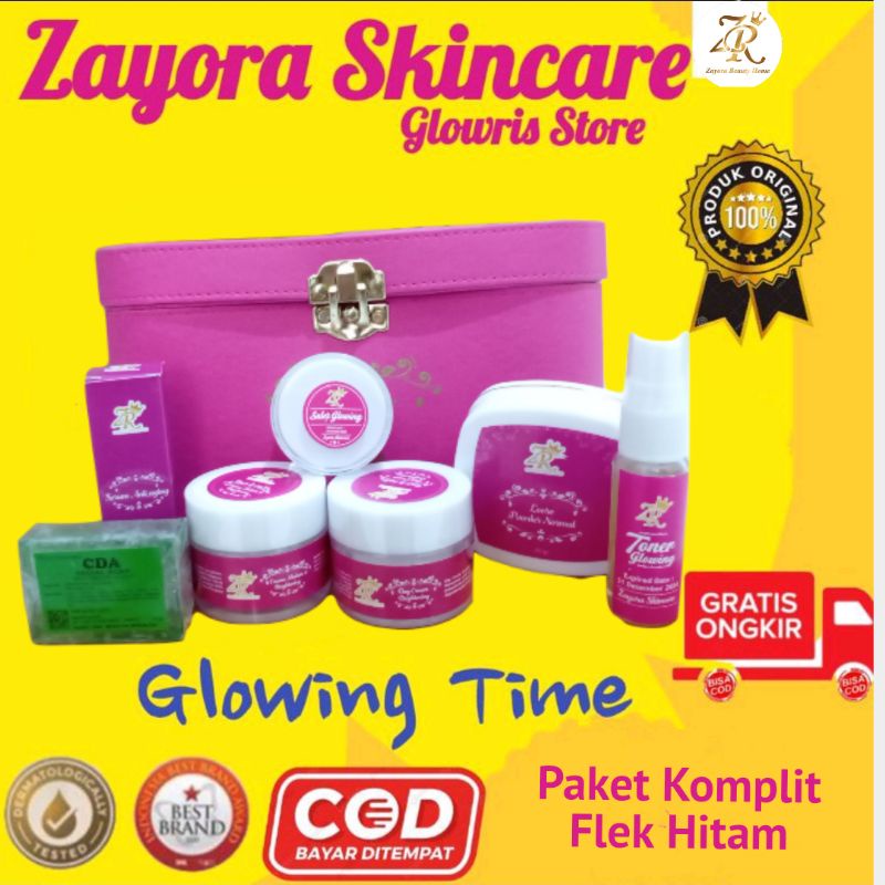 Paket Komplit Flek Hitam Zayora Skincare Penghilang Flek Membandel Ampuh Hilangkan Flek Hitam