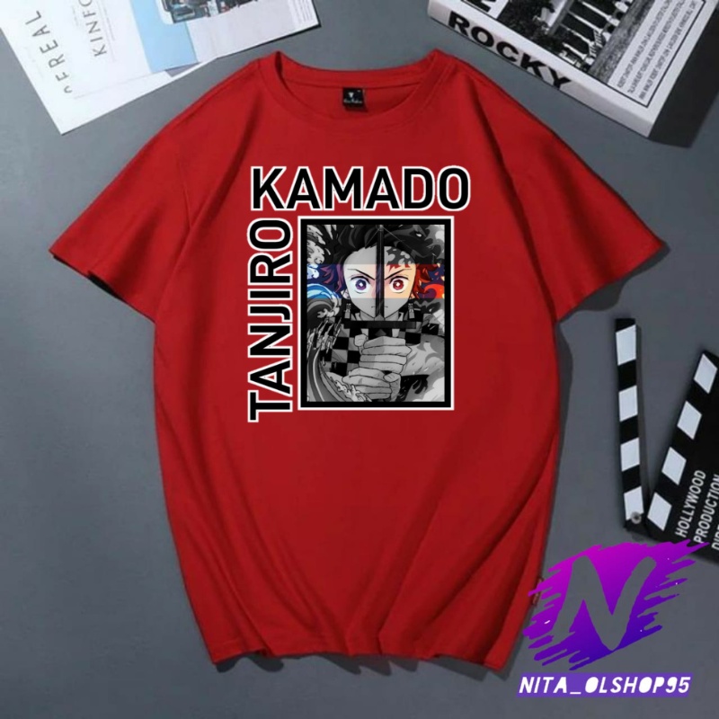 baju anak tanjiro kaos anak anime tanjiro kamado