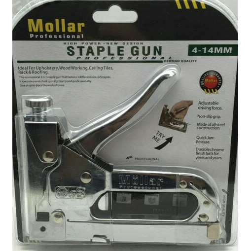 

Staple Staples Steples Gun Tembak 3in1 bonus isi 3 model Mollar ORIGINAL
