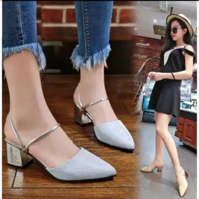 Sepatu Wanita Terbaru Sepatu High Heels Wanita Remaja Sepatu Hak Tahu Wanita Cewek Cewe Perempuan De