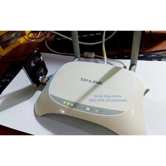 Wifi Router TP-LINK MR3420 v2 + Modem Sierra LTE 320u 4G (baru)