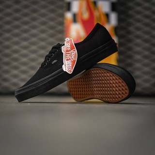  Sepatu  Vans  Original  Vans  Authentic  Black Black Global 