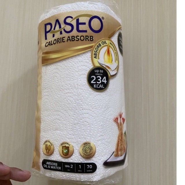 Tisu dapur Paseo kitchen towel 1roll 2ply 70sheets