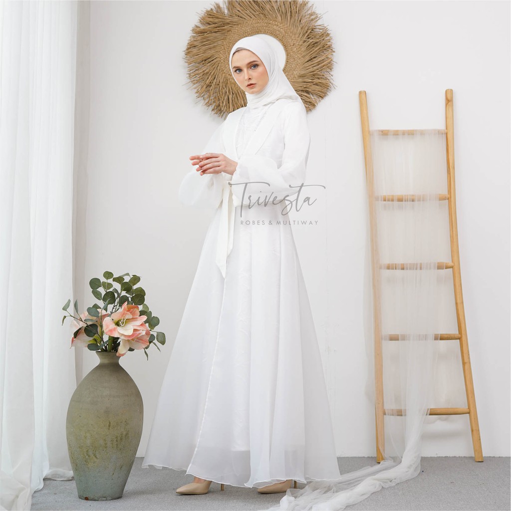 Aurora Hijab Robe Collection -KIMONO ROBE PENGANTIN BERHIJAB HIJAB RECOMENDED