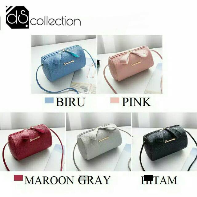 SLING BAG SUNNYCITY TAS BENTUK TABUNG TAS FASHION TAS WANITA TAS MURAH BATAM IMPORT