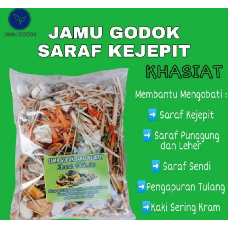 

saraf kecepit/jamu godok syaraf kejepit/obat tradisional (jamu saraf kejepit yu biyah)