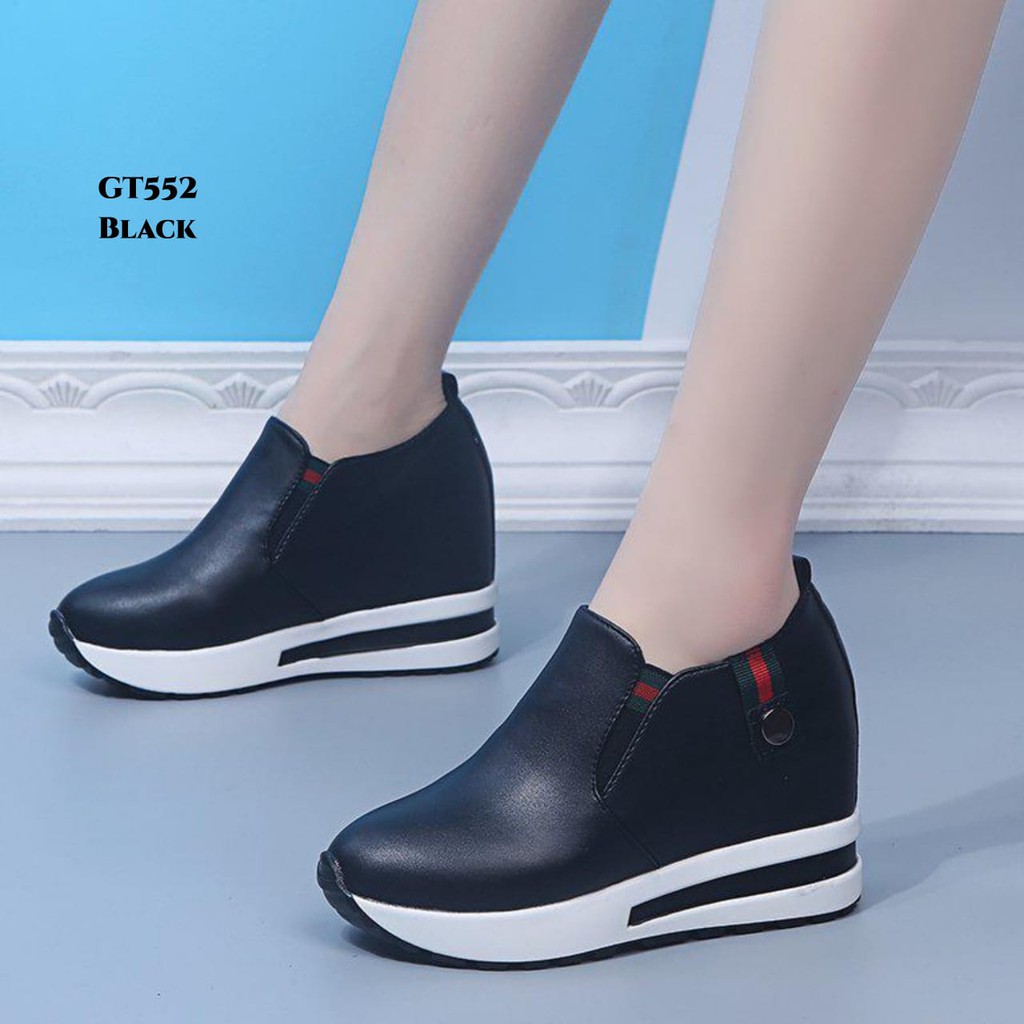 Wajib up 1 size PRF Sepatu Sneakers Wedges Fashion Korea GT552