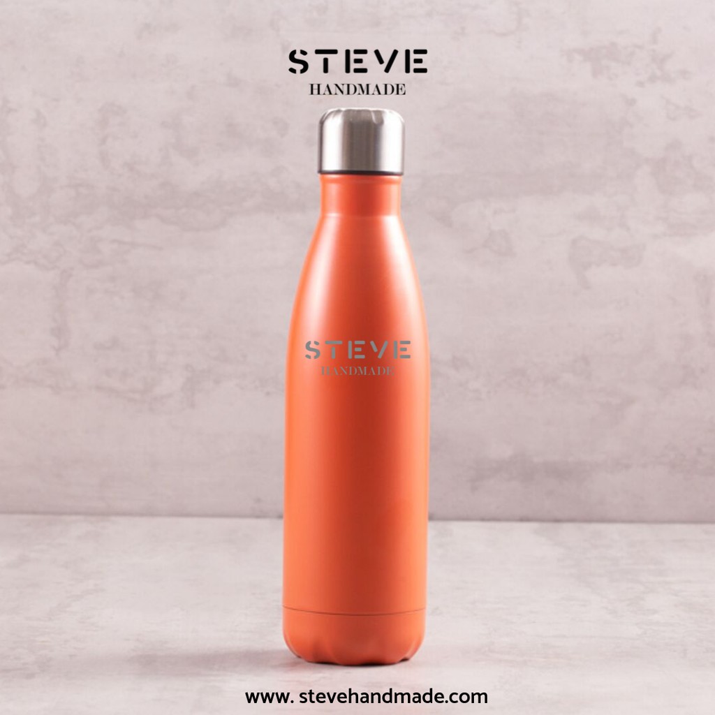 Botol minum stainless termos vacuum tumbler travel mug TM0317 Orange