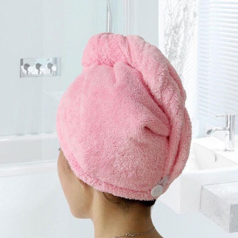 {HJ_888}HANDUK RAMBUT KERAMAS CEPAT KERING BAHAN MICROFIBER LAP PENGERING RAMBUT