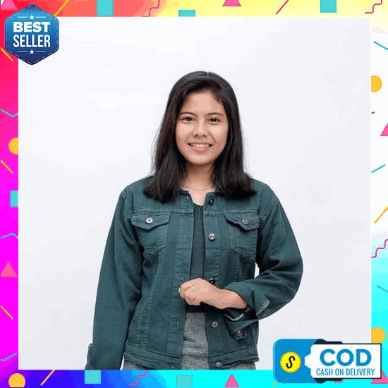 Jaket Biondy Denim Jeans Wanita Jins Jaket Cewek Cewe Murah Terbaru Jaket Lepis Crop Levis Myredo - 