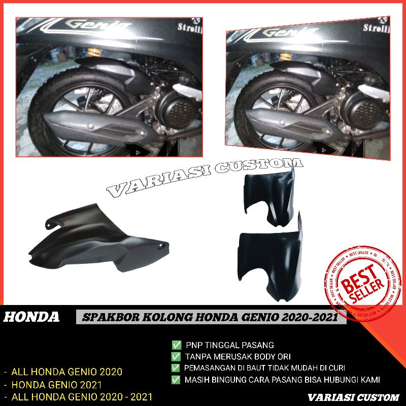 Hugger spakbor kolong honda genio aksesoris variasi custom sepakbor