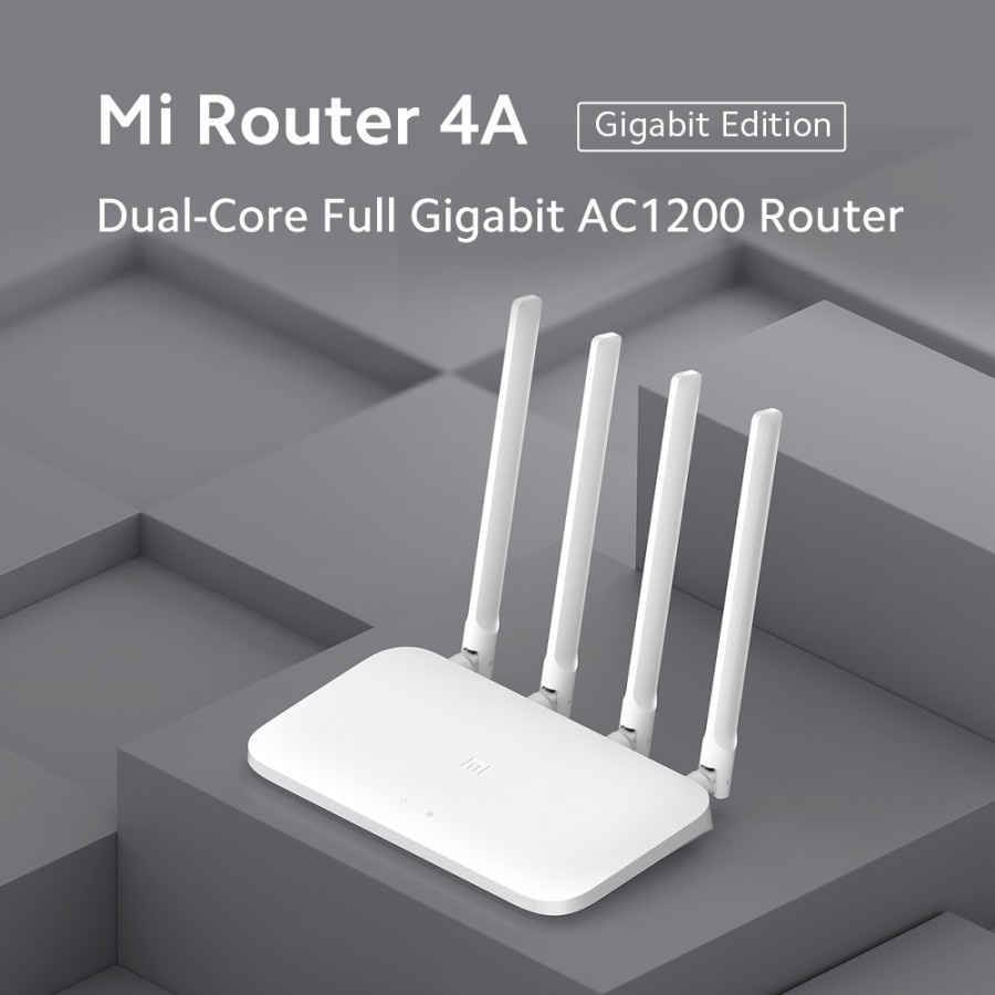 Mi Wifi Router 4A Giga Version DualCore Gigabit Edition - Resmi Xiaomi