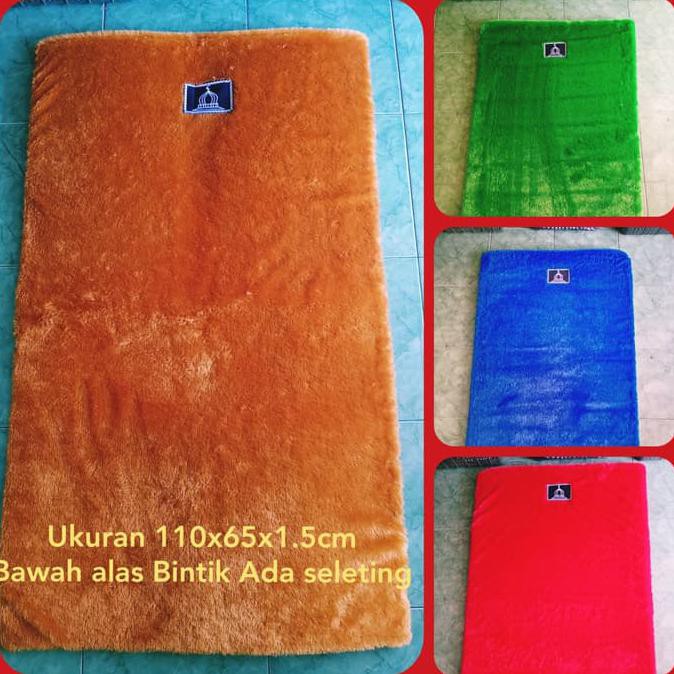 Ready Oke] Sajadah Busa Bulu Rasfur Termurah - Hijau