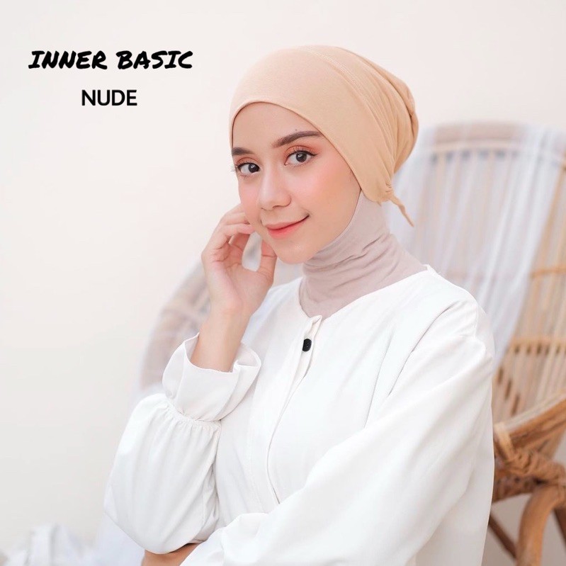 HIJABQA - Inner Basic / Inner Tali / Ciput Tali / Ciput Keong / Ciput Arab / Dalaman Hijab