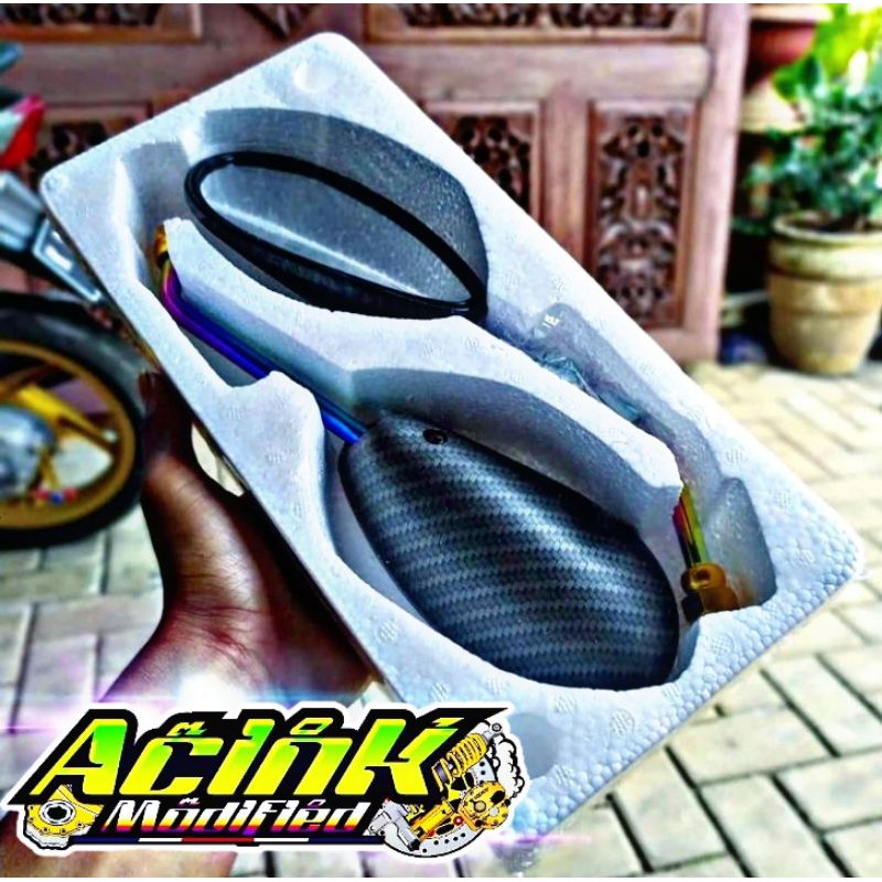 spion carbon rainbow satria fu