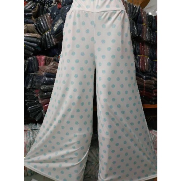 CELANA KULOT PANJANG / CELANA PANJANG WANITA / CELANA TEBAL HALUS / CELANA PINGGANG KARET