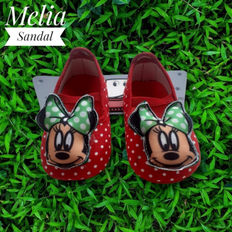 sepatu baby karakter mickey mouse