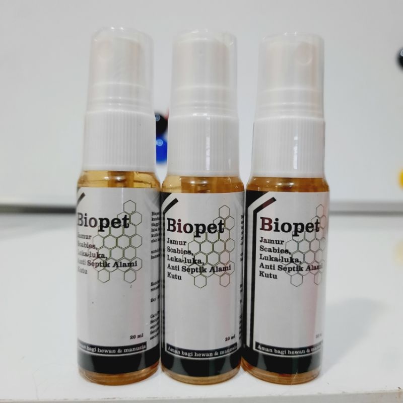 BIOPET obat jamur/scabies/luka/kutu hewan aman bagi hewan 30ml