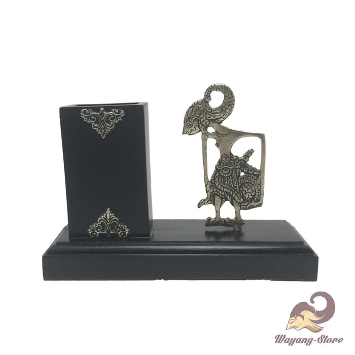 

Tempat Pensil Pulpen Silver Wayang Arjuna