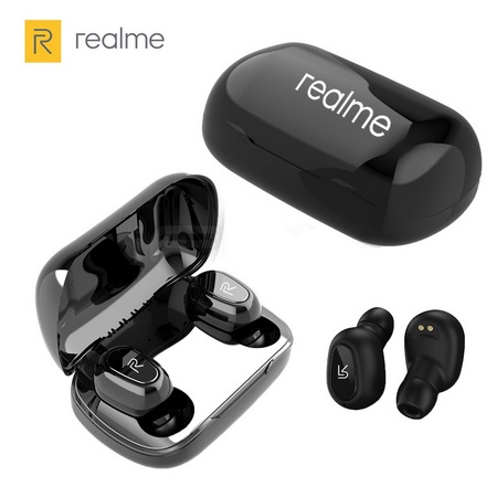 Headset Bluetooth Realme TWS R11 Pure Bass, Wireless Earbuds Garansi