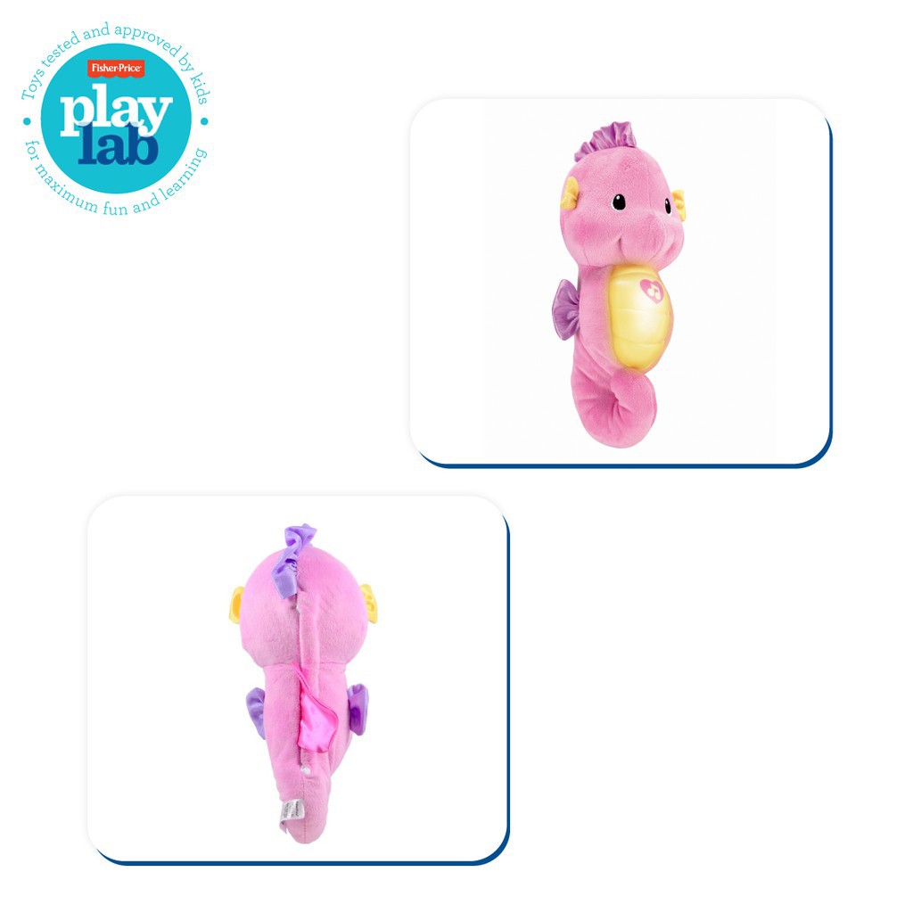 Fisher Price Soothe and Glow Seahorse (Pink) - Mainan Boneka Anak Bayi