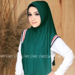 Jilbab Instan Sporty Darla Ori Flow-EMERALD