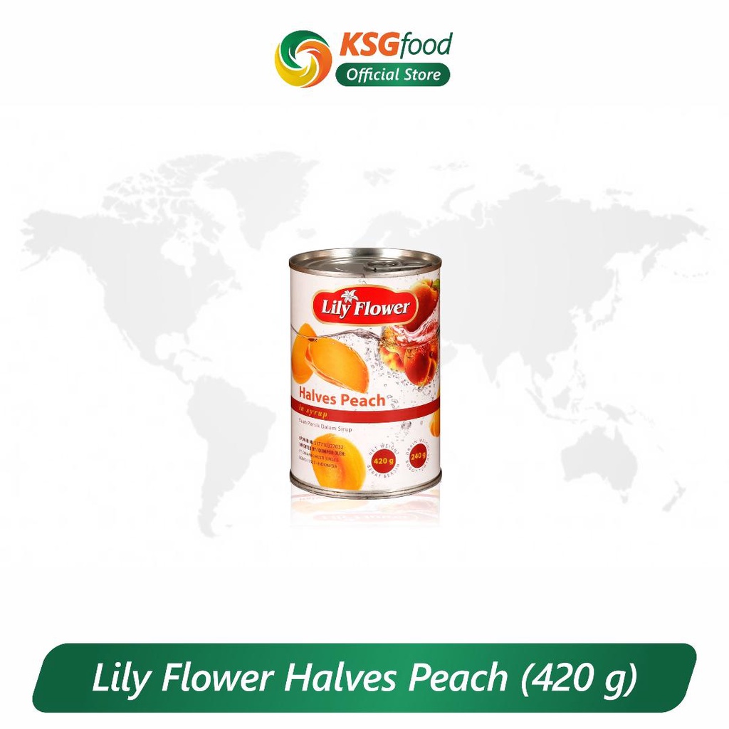 

LILY FLOWER PEACH HALVES (420 GR)