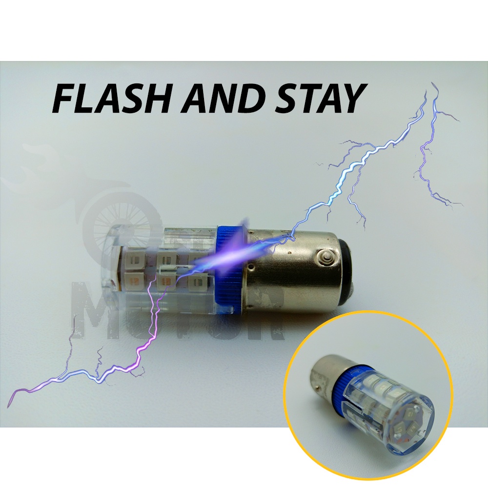 STOPLAMP LED GEL JELLY MODEL X 48LED LAMPU STOP REM 48 TITIK COB MOTOR DC 12V KEDIP STROBO motor motor