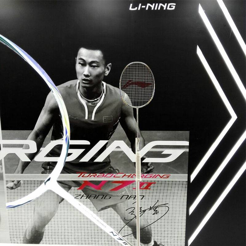 Original Lining N 7 II Raket Badminton Free String Bag and Apparel