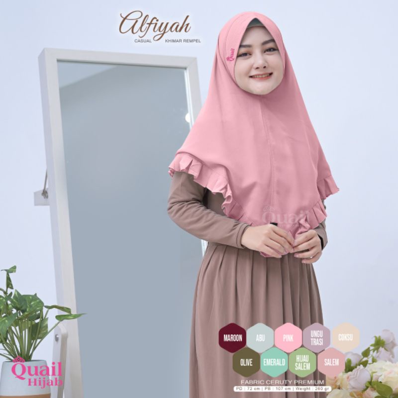 Quail Hijab ALFIYAH Hijab Instan