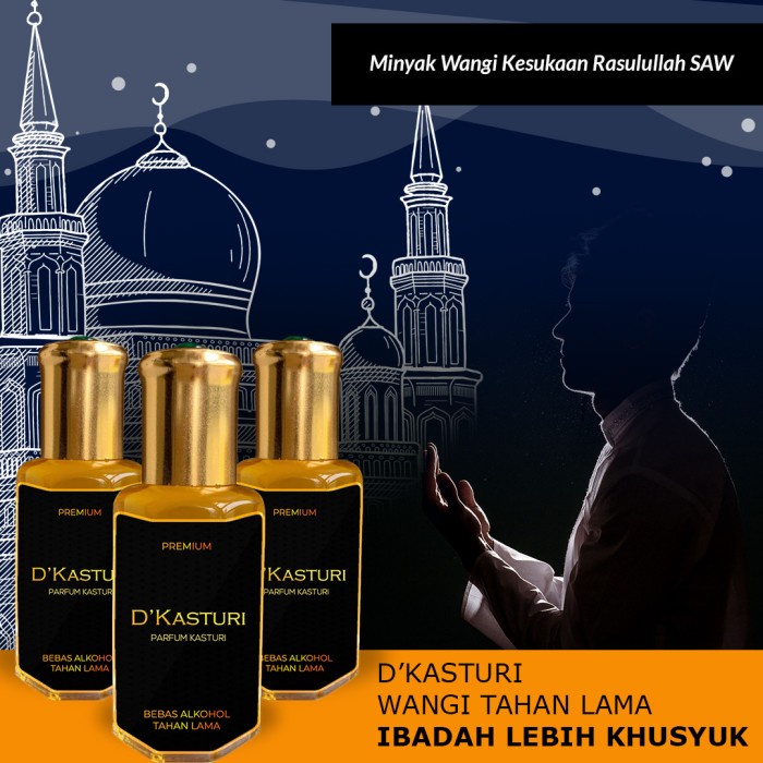 ~ Minyak Wangi Kasturi Asli Minyak Oles Kasturi Parfum Tahan Lama Pria