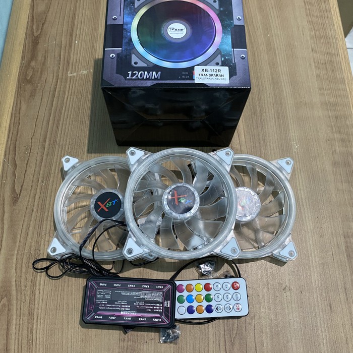 XBT D-Ringer RGB Kit Fan Controller With Remote 3 fan 120mm XB-112R